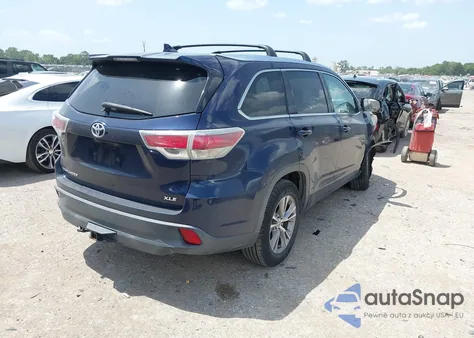 2014 Toyota Highlander Xle V6 from USA, damaged, VIN 5TDKKRFH3ES021725